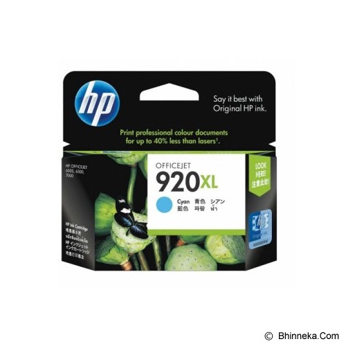  Harga Tinta HP Cyan Ink Cartridge 920XL CD972AA Bhinneka